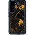 Black and Gold Scattered Marble Galaxy S23 Plus Waterproof Case