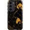 Black and Gold Scattered Marble Galaxy S23 Pro Case