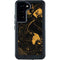 Black and Gold Scattered Marble Galaxy S23 Waterproof Case