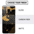 Black and Gold Scattered Marble Galaxy S9 Skin