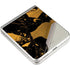 Black and Gold Scattered Marble Galaxy Z Flip3 5G Skin