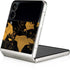 Black and Gold Scattered Marble Galaxy Z Flip4 5G Skin
