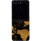 Black and Gold Scattered Marble Galaxy Z Flip5 5G Skin