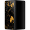 Black and Gold Scattered Marble Galaxy Z Fold3 5G Skin