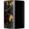 Black and Gold Scattered Marble Galaxy Z Fold4 5G Skin