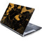 Black and Gold Scattered Marble Generic Laptop Skin