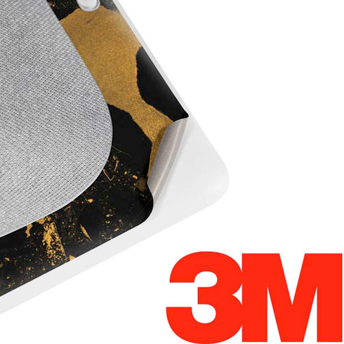 Black and Gold Scattered Marble Google Home Hub Skin
