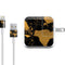 Black and Gold Scattered Marble iPad Charger (10W USB) Skin