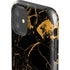 Black and Gold Scattered Marble iPhone 11 Impact Case