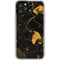 Black and Gold Scattered Marble iPhone 11 Pro Clear Case