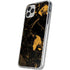 Black and Gold Scattered Marble iPhone 11 Pro Clear Case