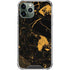 Black and Gold Scattered Marble iPhone 11 Pro Max Clear Case