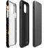 Black and Gold Scattered Marble iPhone 11 Pro Max Impact Case