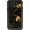 Black and Gold Scattered Marble iPhone 11 Pro Max Waterproof Case