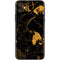 Black and Gold Scattered Marble iPhone 11 Skin