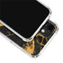 Black and Gold Scattered Marble iPhone 12 Clear Case
