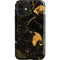 Black and Gold Scattered Marble iPhone 12 Impact Case