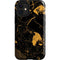 Black and Gold Scattered Marble iPhone 12 Mini Impact Case