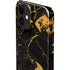 Black and Gold Scattered Marble iPhone 12 Mini Lite Case