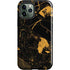 Black and Gold Scattered Marble iPhone 12 Pro Impact Case