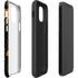 Black and Gold Scattered Marble iPhone 12 Pro Max Impact Case