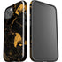 Black and Gold Scattered Marble iPhone 13 Impact Case