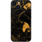 Black and Gold Scattered Marble iPhone 13 Mini Skin