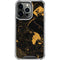Black and Gold Scattered Marble iPhone 13 Pro Clear Case