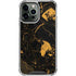 Black and Gold Scattered Marble iPhone 13 Pro Max Clear Case