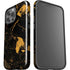 Black and Gold Scattered Marble iPhone 13 Pro Max Impact Case