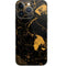 Black and Gold Scattered Marble iPhone 13 Pro Skin
