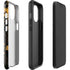 Black and Gold Scattered Marble iPhone 14 Plus Impact Case