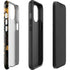 Black and Gold Scattered Marble iPhone 14 Impact Case