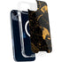 Black and Gold Scattered Marble iPhone 14 Plus MagSafe Case