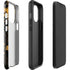 Black and Gold Scattered Marble iPhone 14 Pro Impact Case