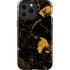Black and Gold Scattered Marble iPhone 15 Pro Max Impact Case
