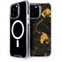 Black and Gold Scattered Marble iPhone 14 Pro Max MagSafe Case