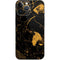 Black and Gold Scattered Marble iPhone 14 Pro Max Skin