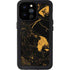 Black and Gold Scattered Marble iPhone 14 Pro Max Waterproof Case