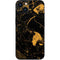 Black and Gold Scattered Marble iPhone 14 Skin