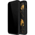 Black and Gold Scattered Marble iPhone 15 Waterproof Case