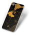Black and Gold Scattered Marble iPhone 7 Skin