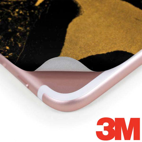 Black and Gold Scattered Marble iPhone 8 Plus Skin