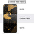Black and Gold Scattered Marble iPhone SE (2nd & 3rd Gen) Skin