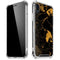 Black and Gold Scattered Marble iPhone XR Clear Case