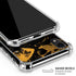 Black and Gold Scattered Marble iPhone XR Clear Case
