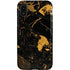 Black and Gold Scattered Marble iPhone XR Pro Case