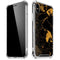 Black and Gold Scattered Marble iPhone XS Max Clear Case