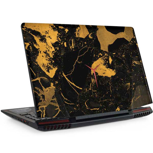 Black and Gold Scattered Marble Legion Y720 Skin