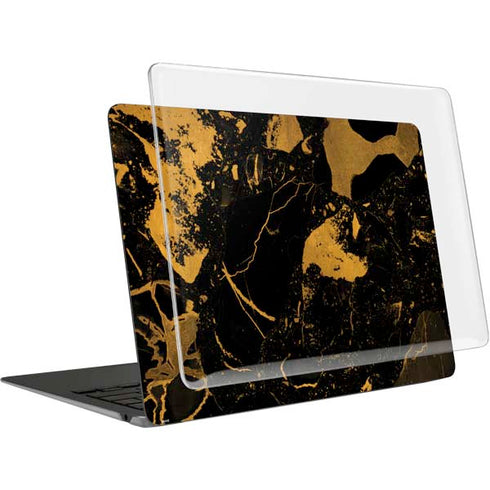 Black and Gold Scattered Marble MacBook Air 13in (2020) Case plus Skin